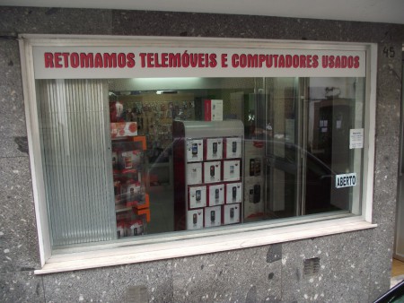 Frente da loja
